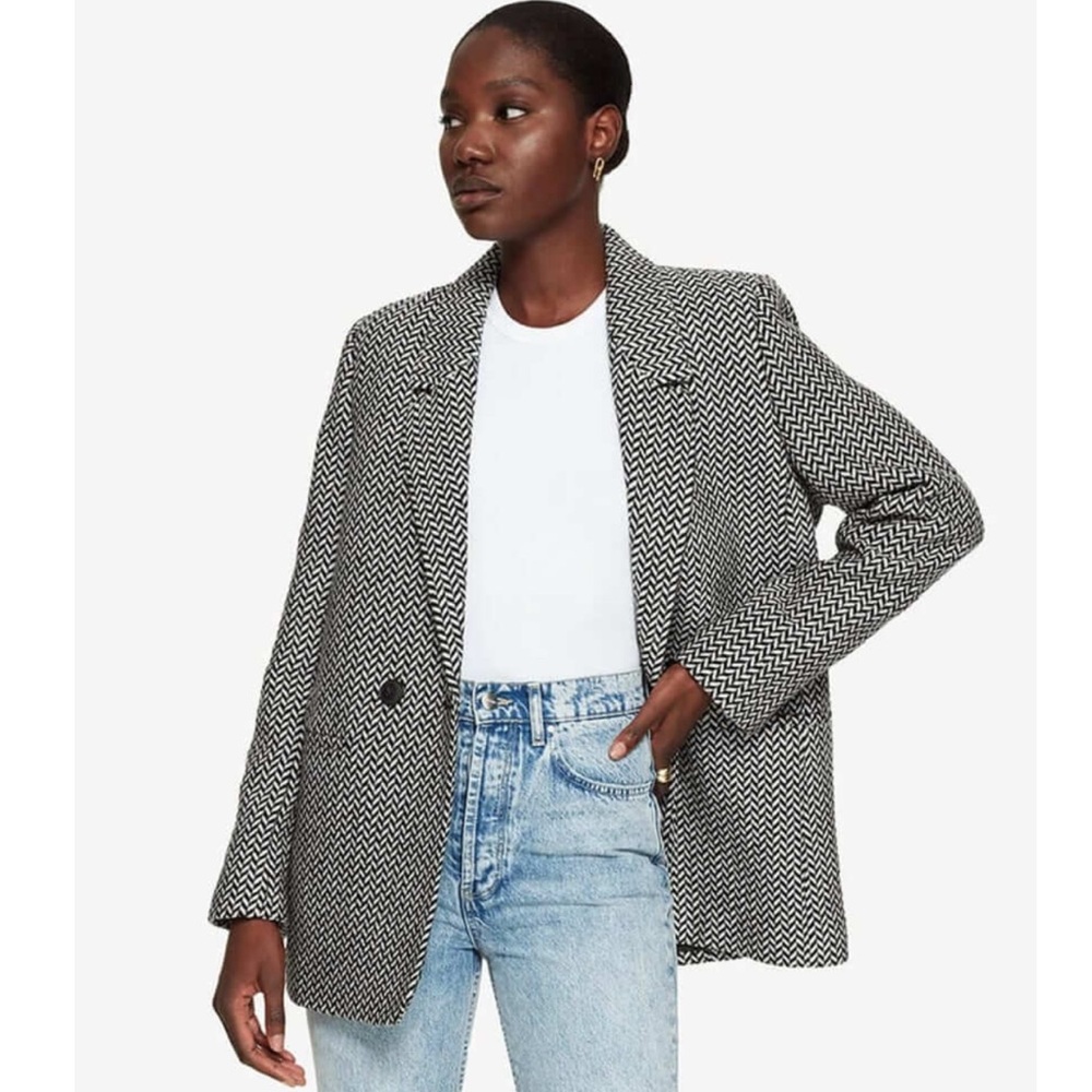 Anine Bing fishbone blazer